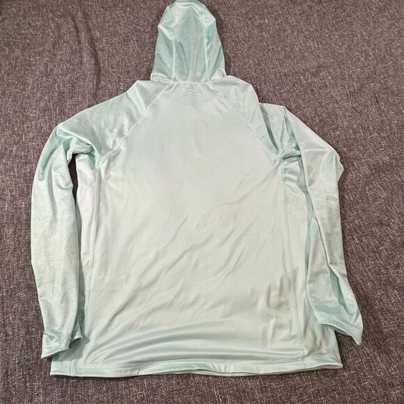 Vineyard Vines Pieced Palms Long-Sleeve Harbor Performance Hoodie Tee - Picture 3 of 4